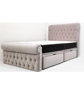 Buckingham Ottoman Bed with Foot Board